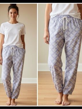 Anthropologie Roller Rabbit Lavender Giles Pajama Bottoms Size XL